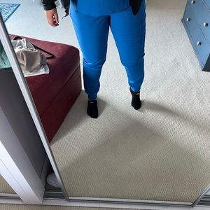 Figs High Waisted Zamora Royal Blur Joggers